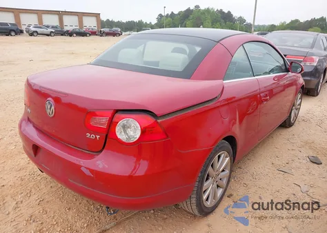 2008 Volkswagen Eos Komfort/Turbo z USA, uszkodzony, nr VIN WVWBA71F48V019263